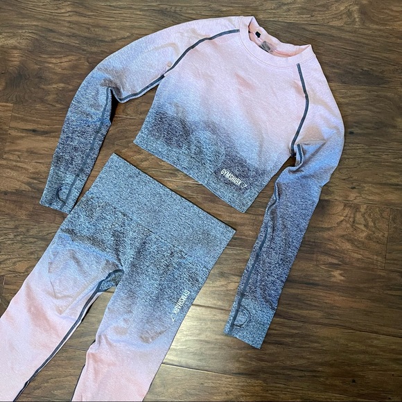 Gymshark Pants - Gymshark Ombre Seamless SET